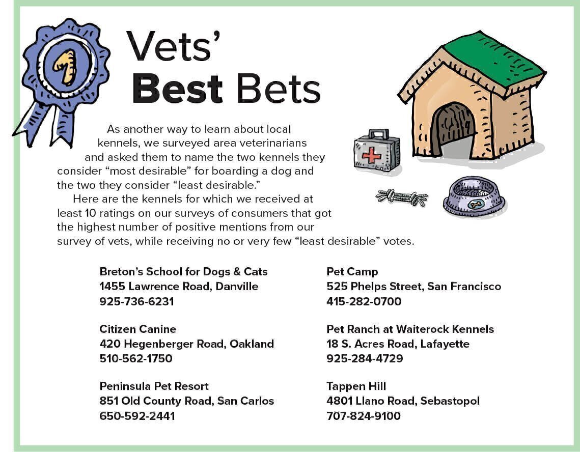 How to Dig Up a Good Kennel Bay Area Consumers' Checkbook