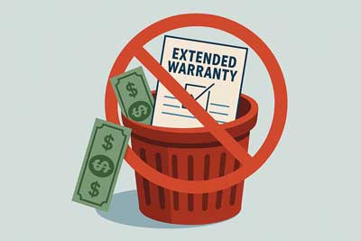 Extended Product Warranties Are Bad Deals