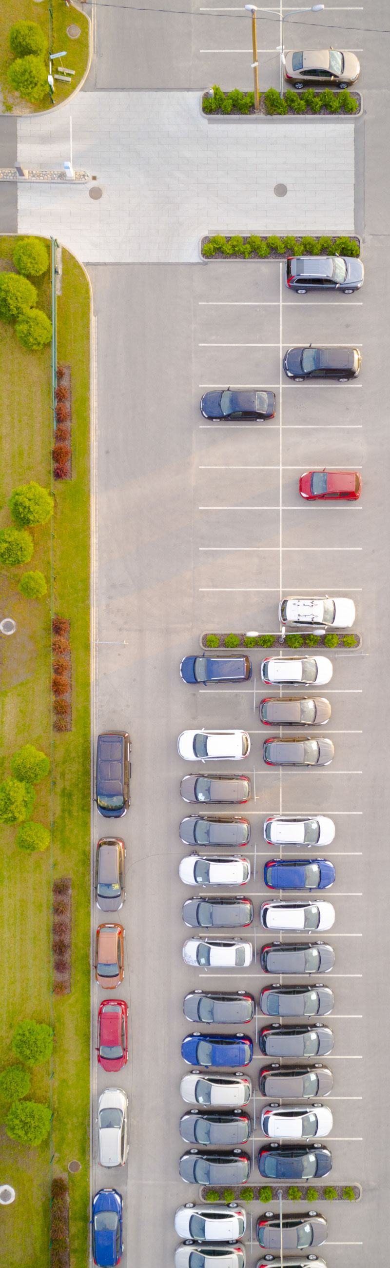 sidebar parking lot